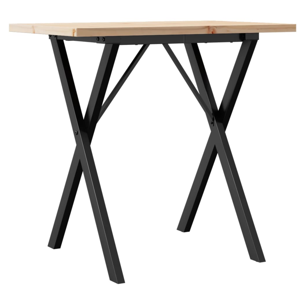 vidaXL vidaXL Dining Table 80x50x75.5 Xframe Pine Home - Dining Table