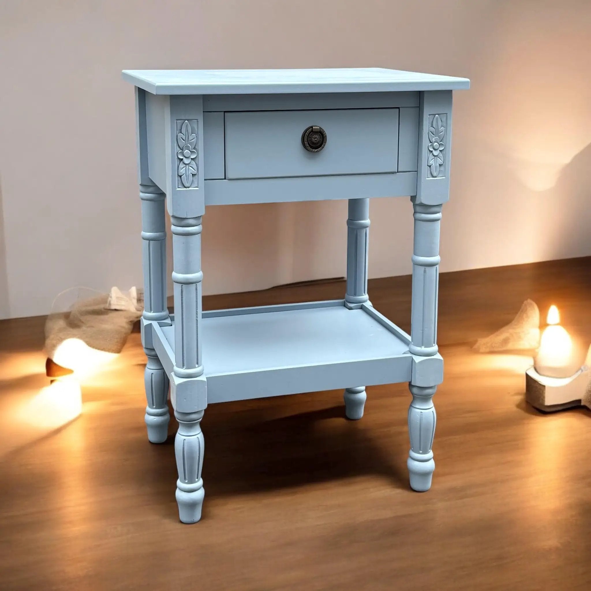 MSL 65CM 1 DRAWER SIDE TABLE - Bedside Table