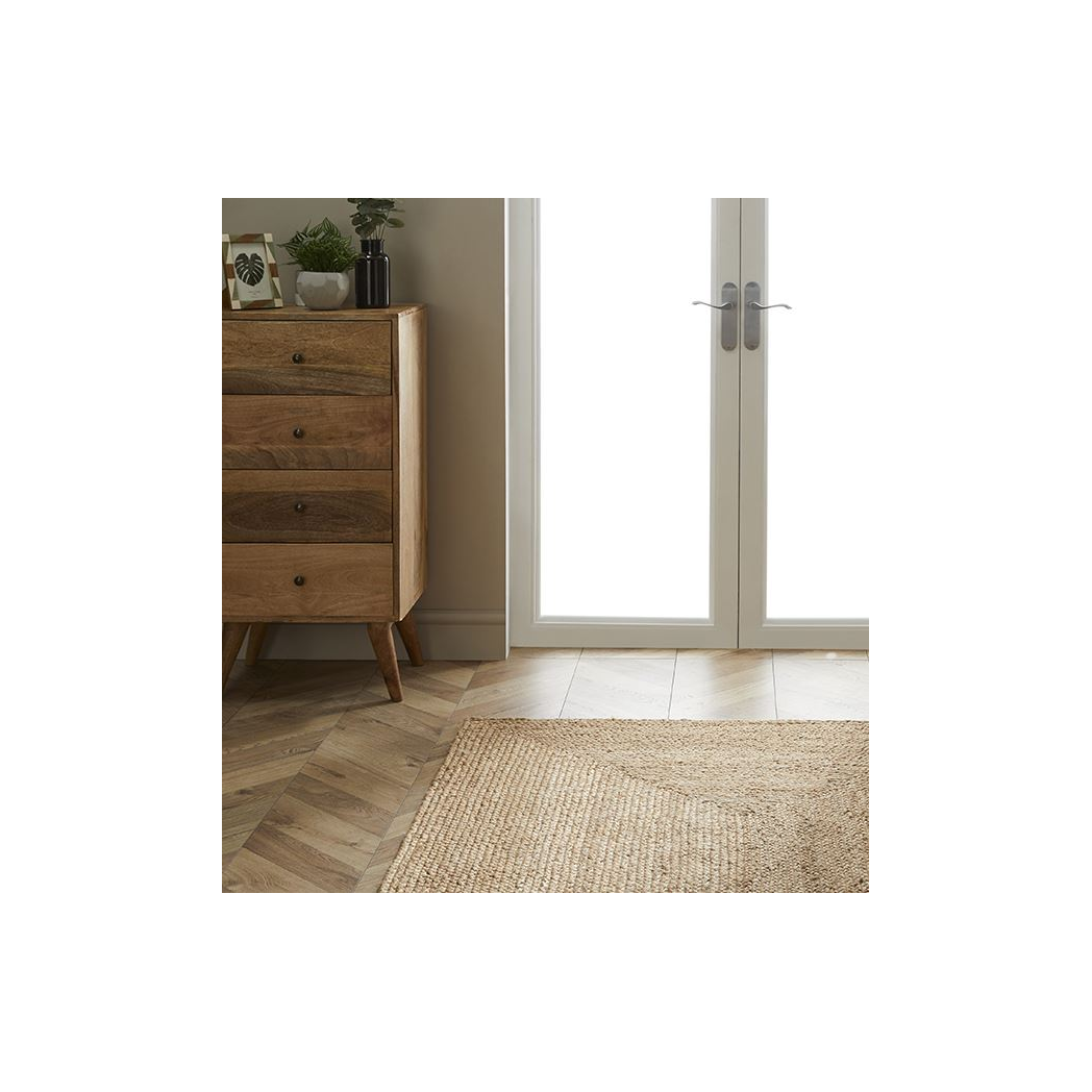 Esselle Home Stockport Handbraided 80x150cm Natural Rug - Rug