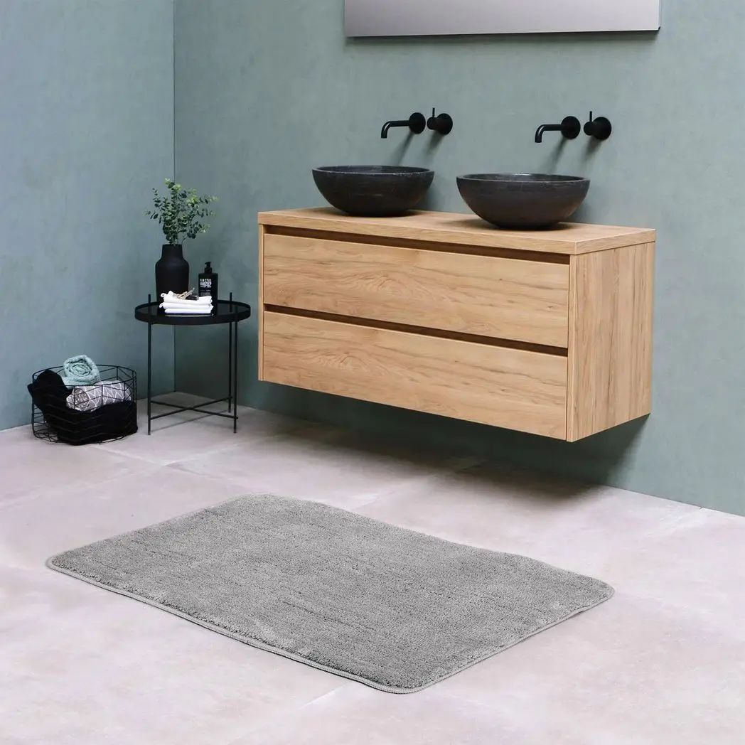 Vinsani VINSANI BATH MAT 60X90cm L.GREY 1010165 - Rug