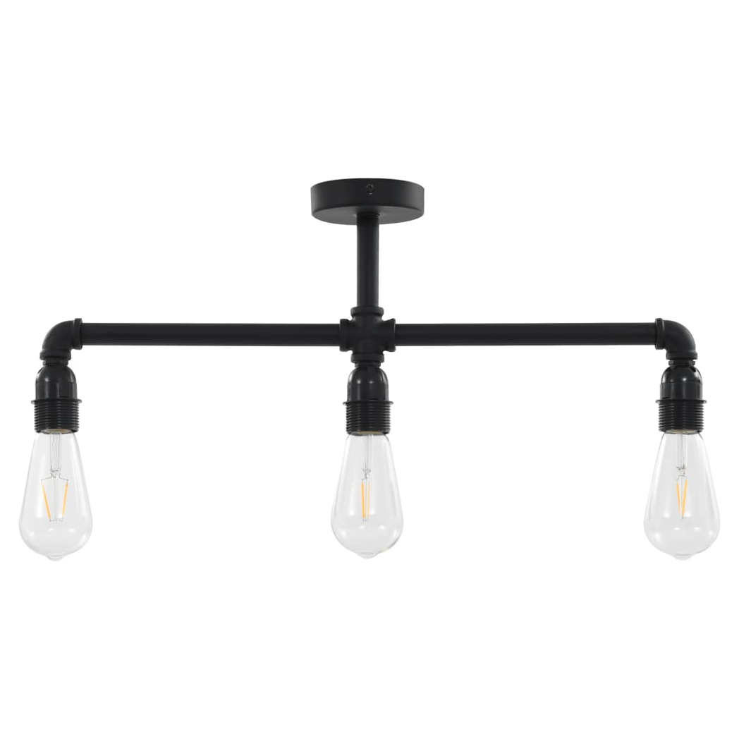 vidaXL Ceiling Lamp 3 Light E27 Steampunk Home by vidaXL