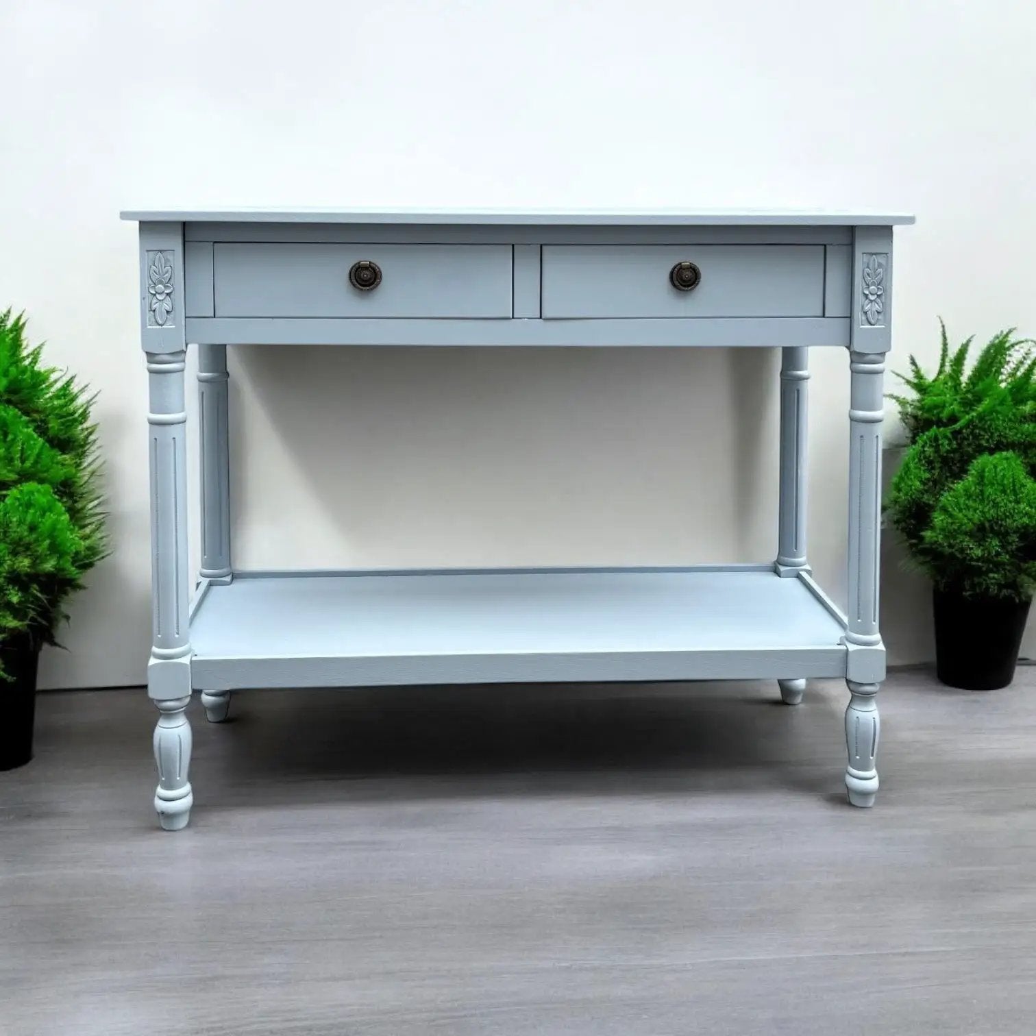 MSL 90CM 2 DRAWER SIDE TABLE - Bedside Table