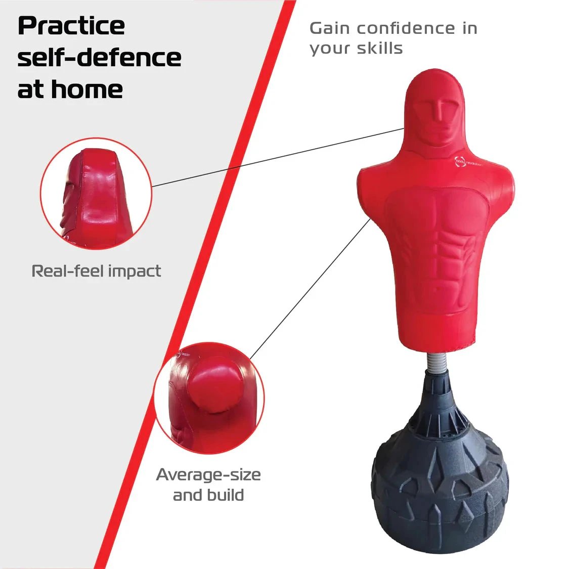 Free-Standing Boxing Dummy Medium by Monster Shop