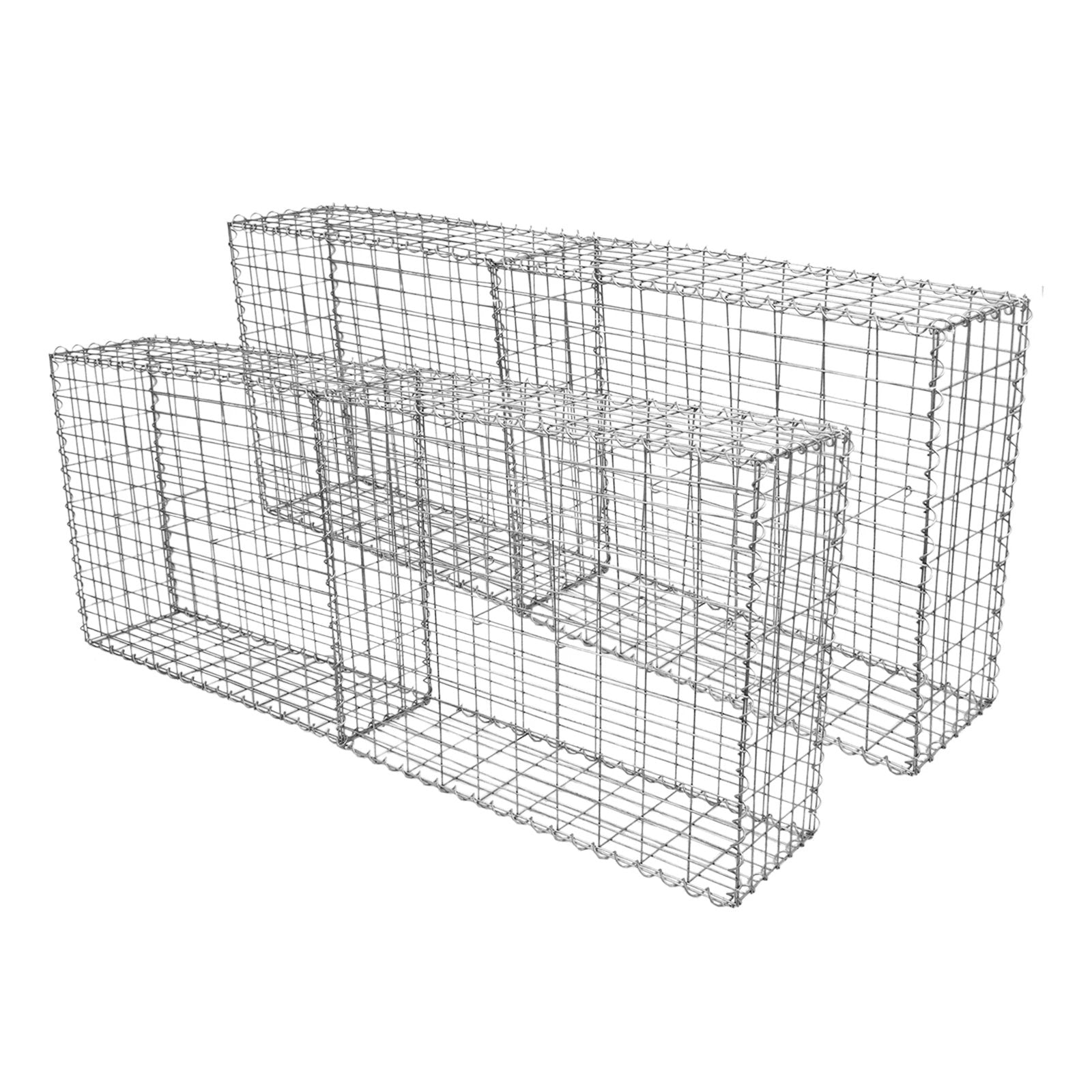 Monster Shop Gabion Baskets 100 x 80 x 30cm / 4 Pack -