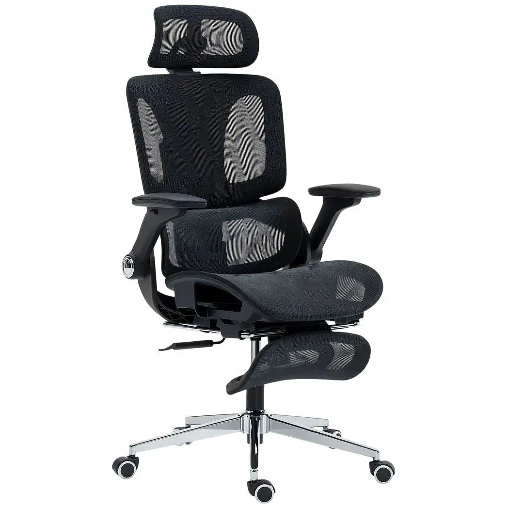 HOMCOM Ergonomic Office Chair, High Back Mesh Desk Chair, Black - from HOMCOM