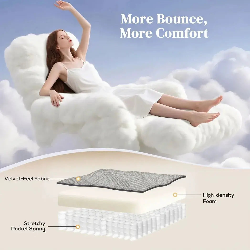 HOMCOM Velvet-Feel Electric Riser Recliner Chair - Grey - from HOMCOM