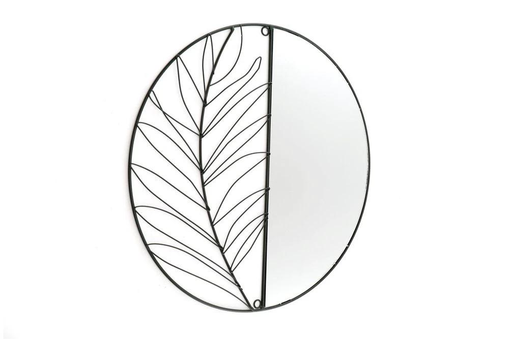 gekofaire Synergy Metal Wall Leaf Mirror 50cm - Mirror