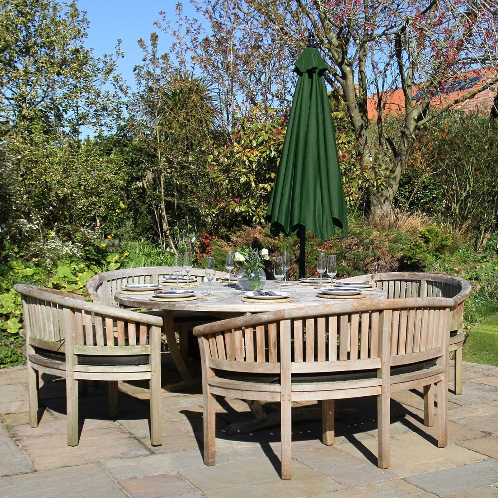 Monster Shop Premium Cantilever Parasol With Crank And Fan Base For Outdoor Gardens And Patios - Uncategorized Parasol