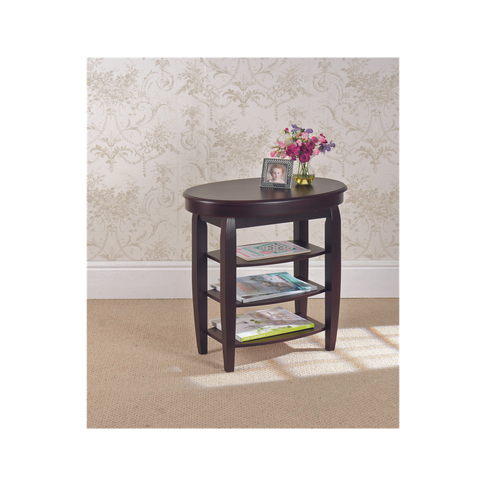 Greenhurst Swivel Top Side Table - Mahogany - Coffee Tables Coffee Table