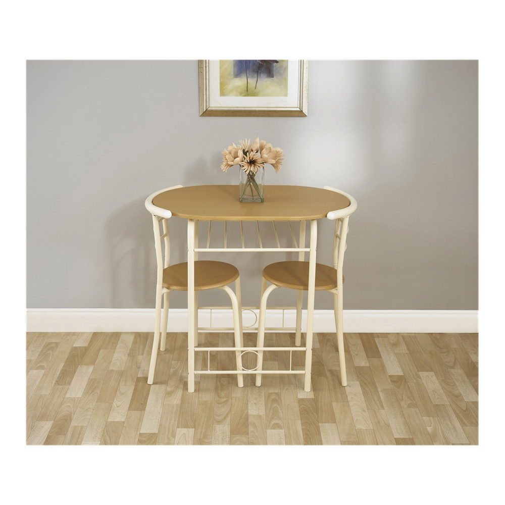 Compact Dining Set - Oak/Buttermilk - Dining Set from Greenhurst