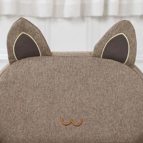 Kids Mini Sofa Toddler Chair Children Armchair for Bedroom Playroom Brown by HOMCOM