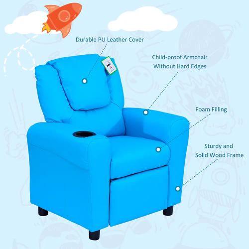 HOMCOM Kids Recliner Armchair Games Chair Children Seat Girls Boys Sofa HOMCOM - Armchair