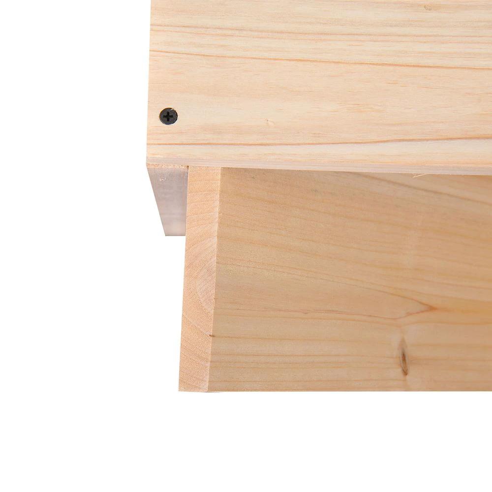 Natural Wine Rack 4 Sections Homcom by HOMCOM