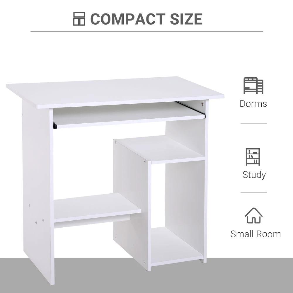 Computer Desk, 73.5H cm-White by HOMCOM
