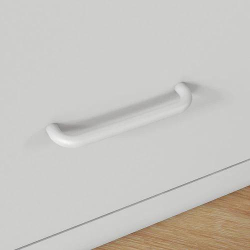 HOMCOM 2 Drawer Filing Cabinet Steel File Cabinet for A4 Letter Size White by HOMCOM