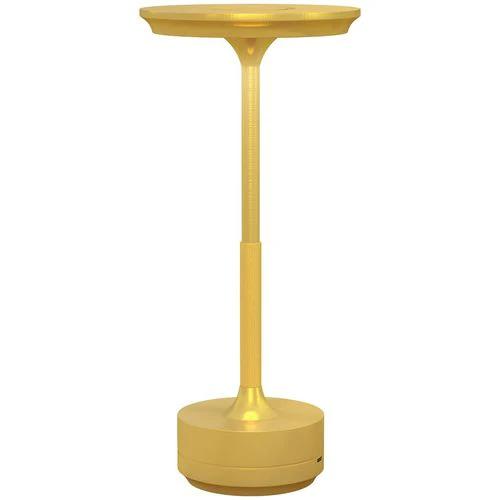 HOMCOM LED Cordless Table Lamp with Battery Operated for Bedroom, Gold Tone by HOMCOM