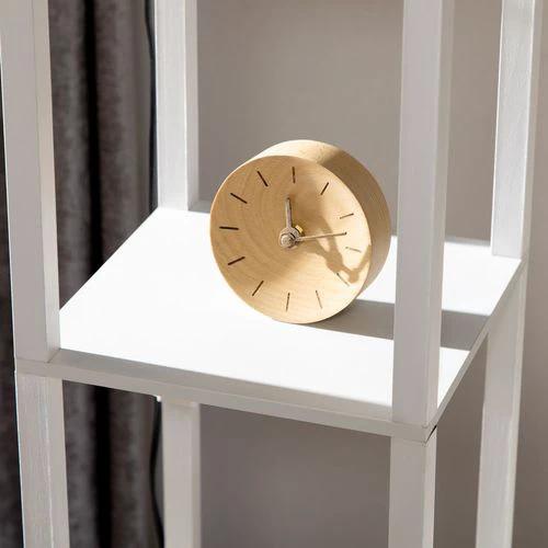 HOMCOM Shelf Floor Lamp with Dual Light, for Living Room, Bedroom, White by HOMCOM