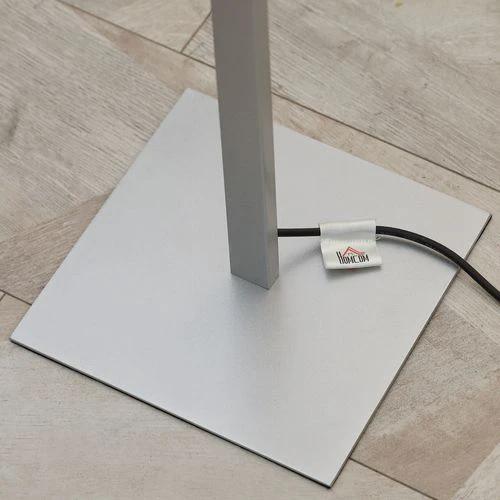 HOMCOM Spiral Floor Lamp for Living Room with 3 Adjustable Brightness, Silver HOMCOM - Lamp