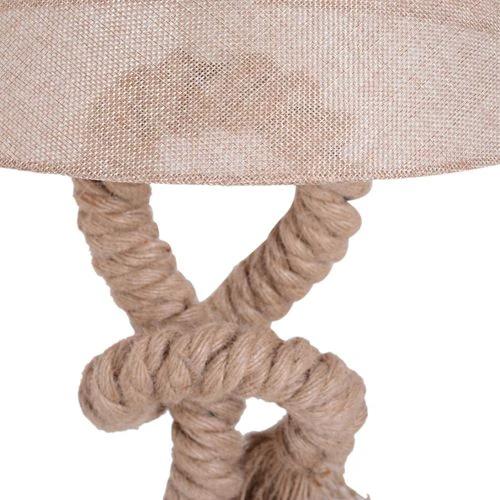 HOMCOM Table Lamp Indispensable Nautical Twisted Rope E27 Base Bedside Light - Lamp