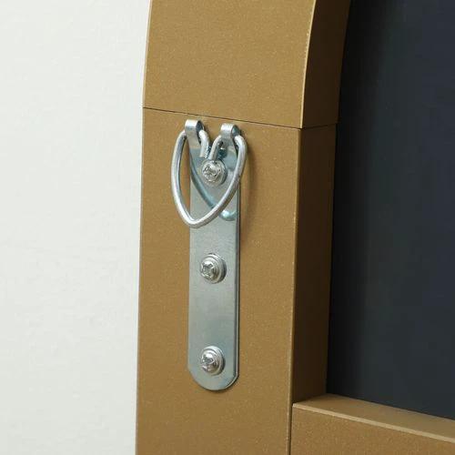 HOMCOM Floor Mirror Wall Mount Leaning Standing Mirror 50 x 150cm Gold Tone by HOMCOM
