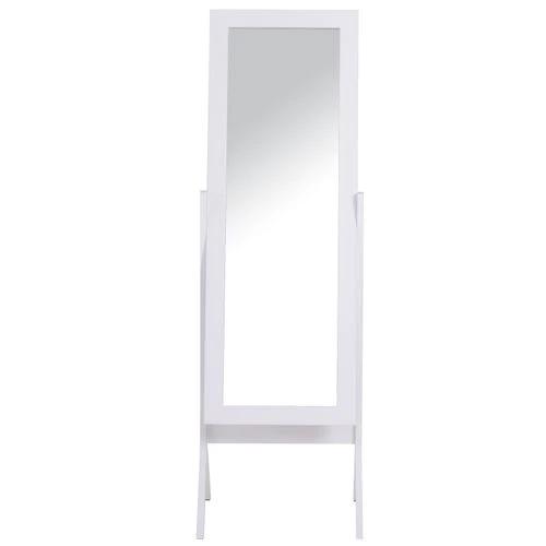 Tall Freestanding Dressing Mirror w/Adjustable Tilt White by HOMCOM