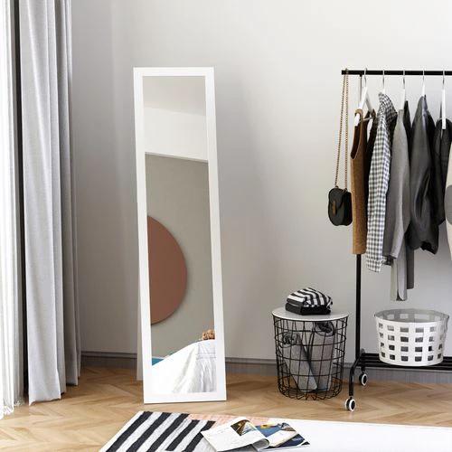HOMCOM Full Length Mirror, Floor Standing or Wall-Mounted Long Mirror by HOMCOM
