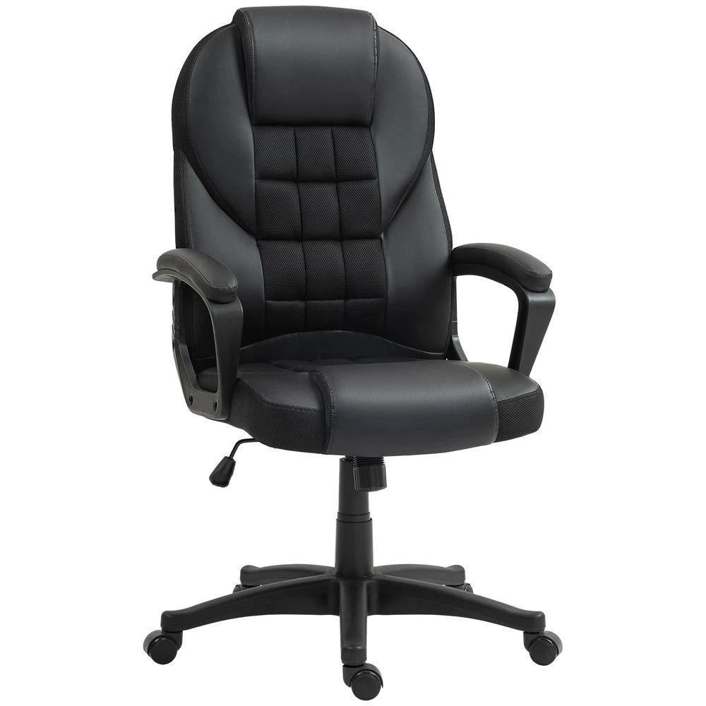 HOMCOM Executive Office Chair High Back Computer Chair with Armrests by HOMCOM