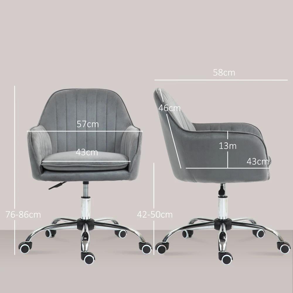 HOMCOM Office Chair, Swivel Desk Chair w/ Adjustable Height by HOMCOM