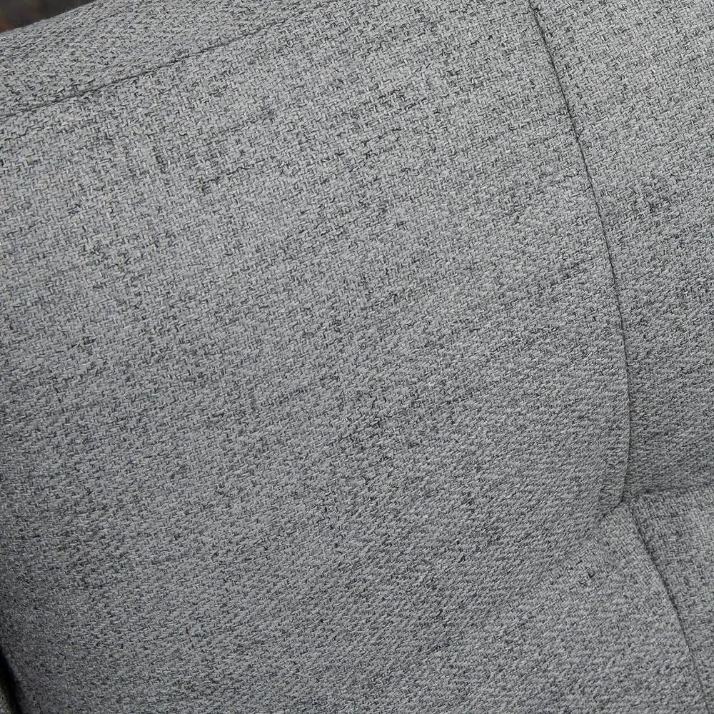 Modern Upholstered Two Seater Sofa for Bedroom Living Room Grey by HOMCOM