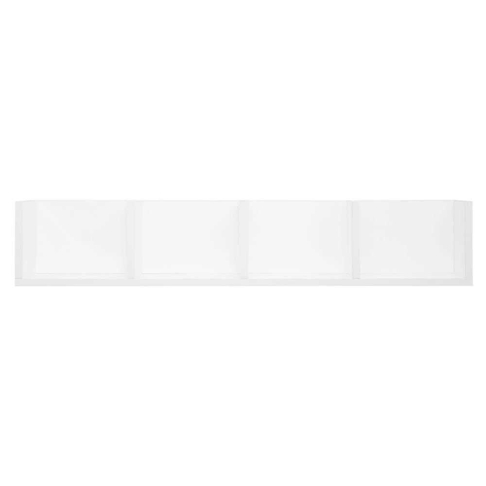 HOMCOM Multi-Media Wooden Shelf-White Home - Uncategorized TV Unit