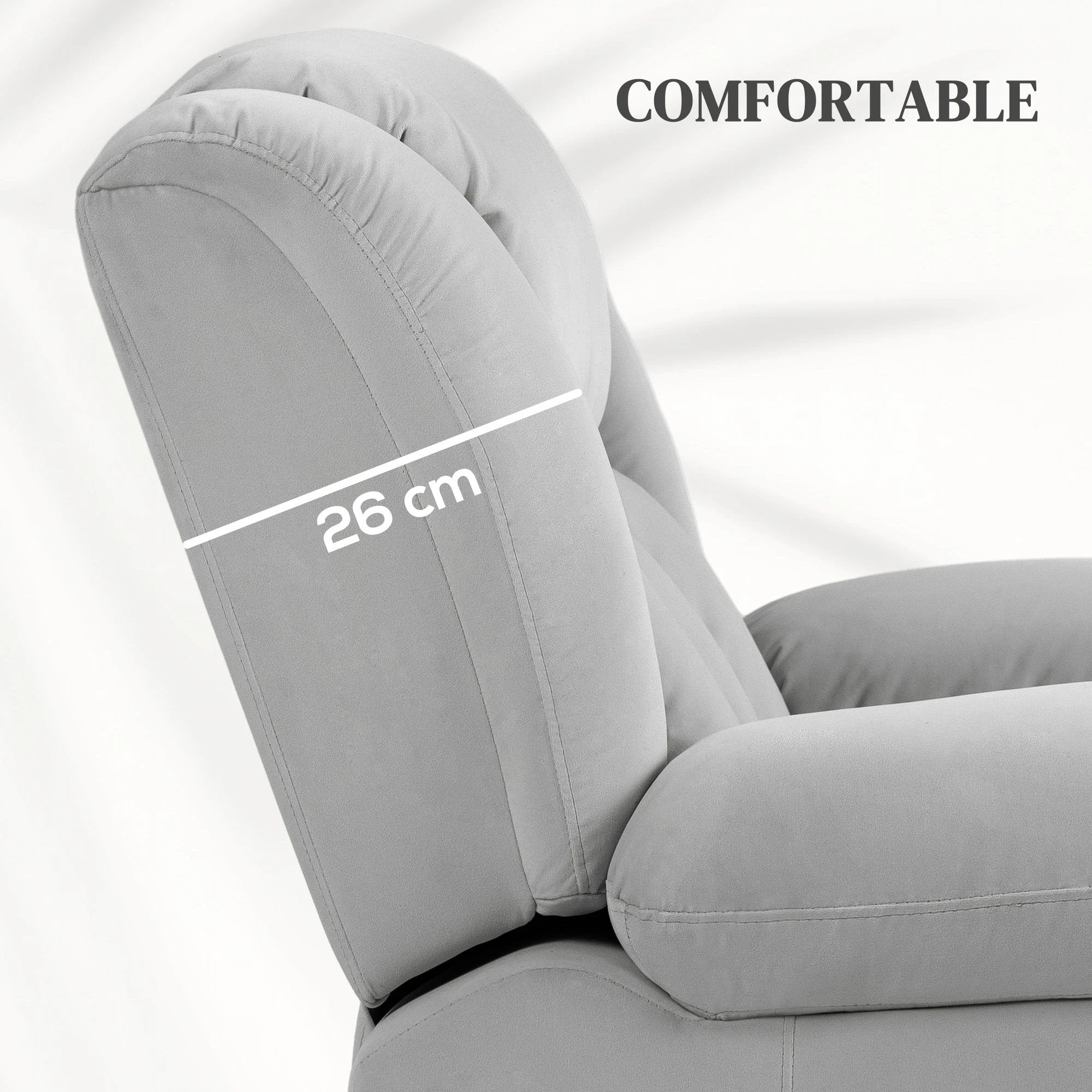 HOMCOM Power Lift Recliner Chair with Vibration Massage, USB - Recliner