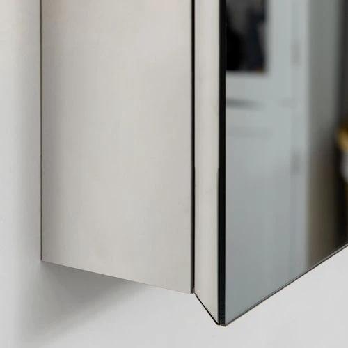 kleankin kleankin Medicine Cabinet with Mirror, Wall-Mounted Bathroom Mirror Cabinet -