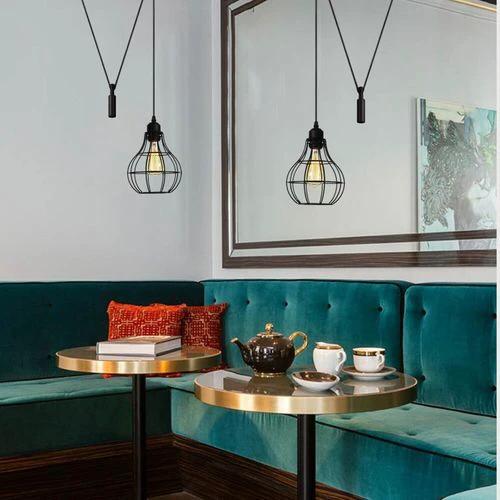 Hanging Pendant Lamp Retro Industrial Vintage Light by Ledsone