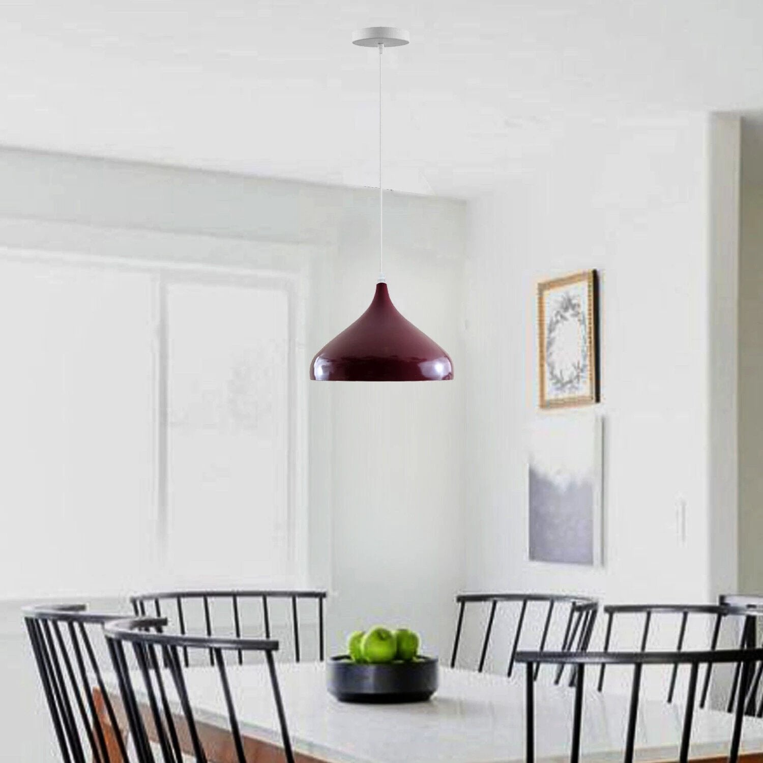 E27 Retro Modern Vintage Metal Ceiling Pendant Light Industrial Pendant Light Shade by Ledsone