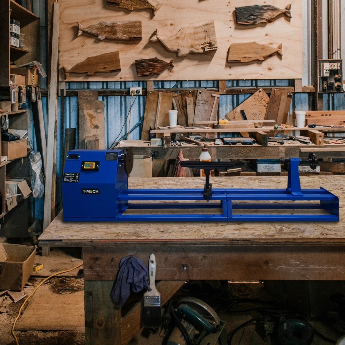 T-Mech Wood Lathe by Monster Shop