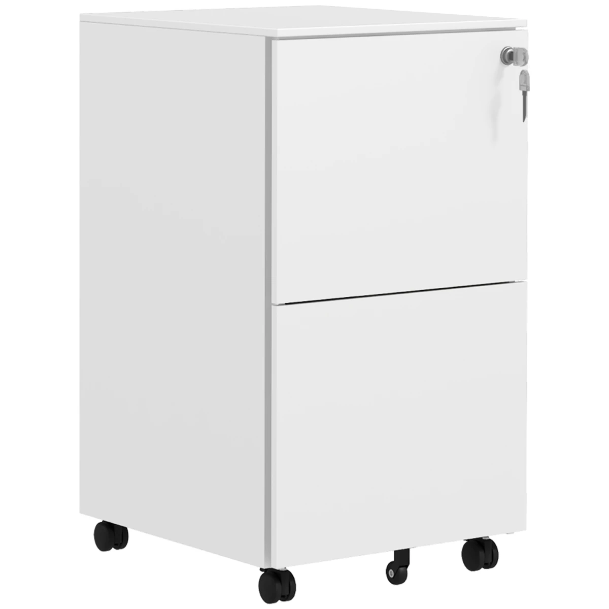 Vinsetto Vinsetto File Cabinet Lock Letter A4 Legal Office - Filing Cabinet