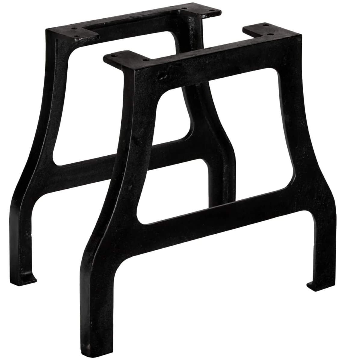 vidaXL A Frame Cast Iron Table Legs 2Pcs by vidaXL