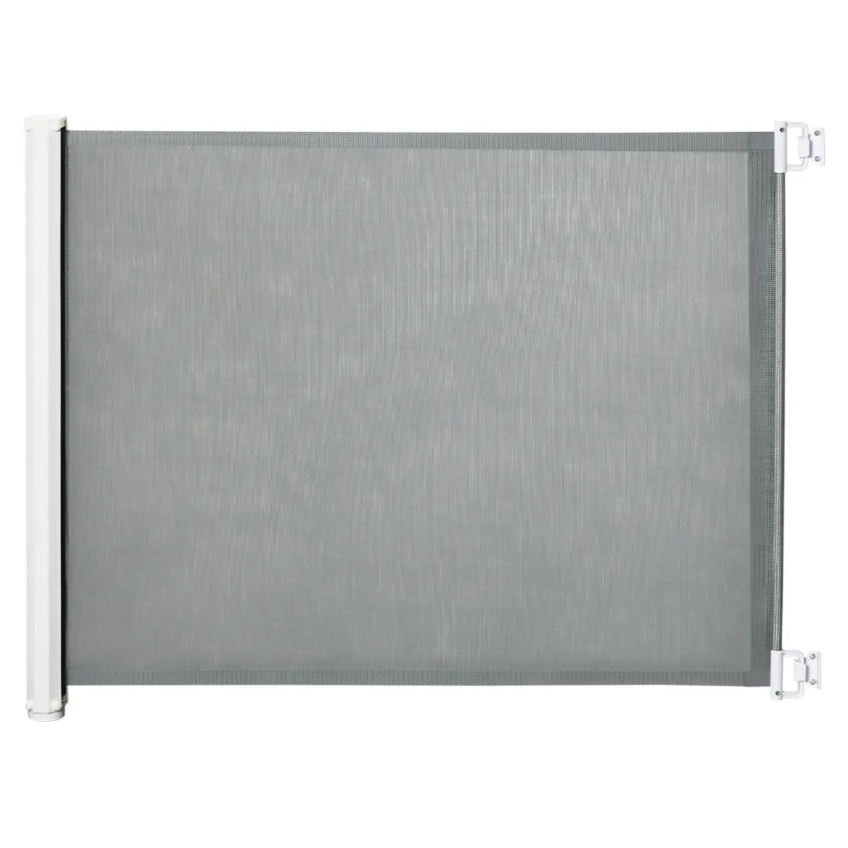 Pawhut Retractable Safety Gate Folding Pet Barrier, for Doorways, Staircases, Hallways - Pet Gate