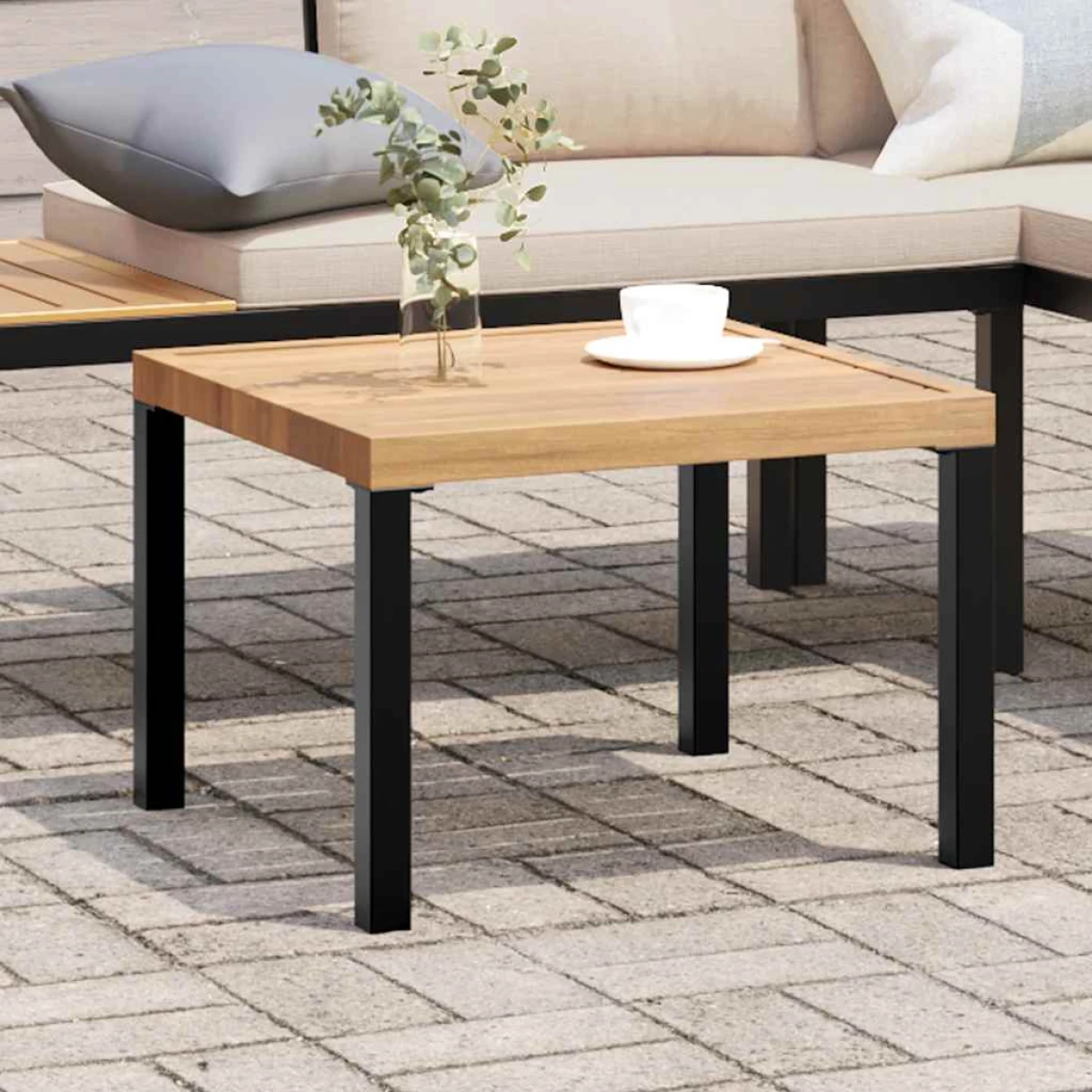 vidaXL VidaXL Garden Table 55x55 cm Powder Coated Patio - Coffee Table