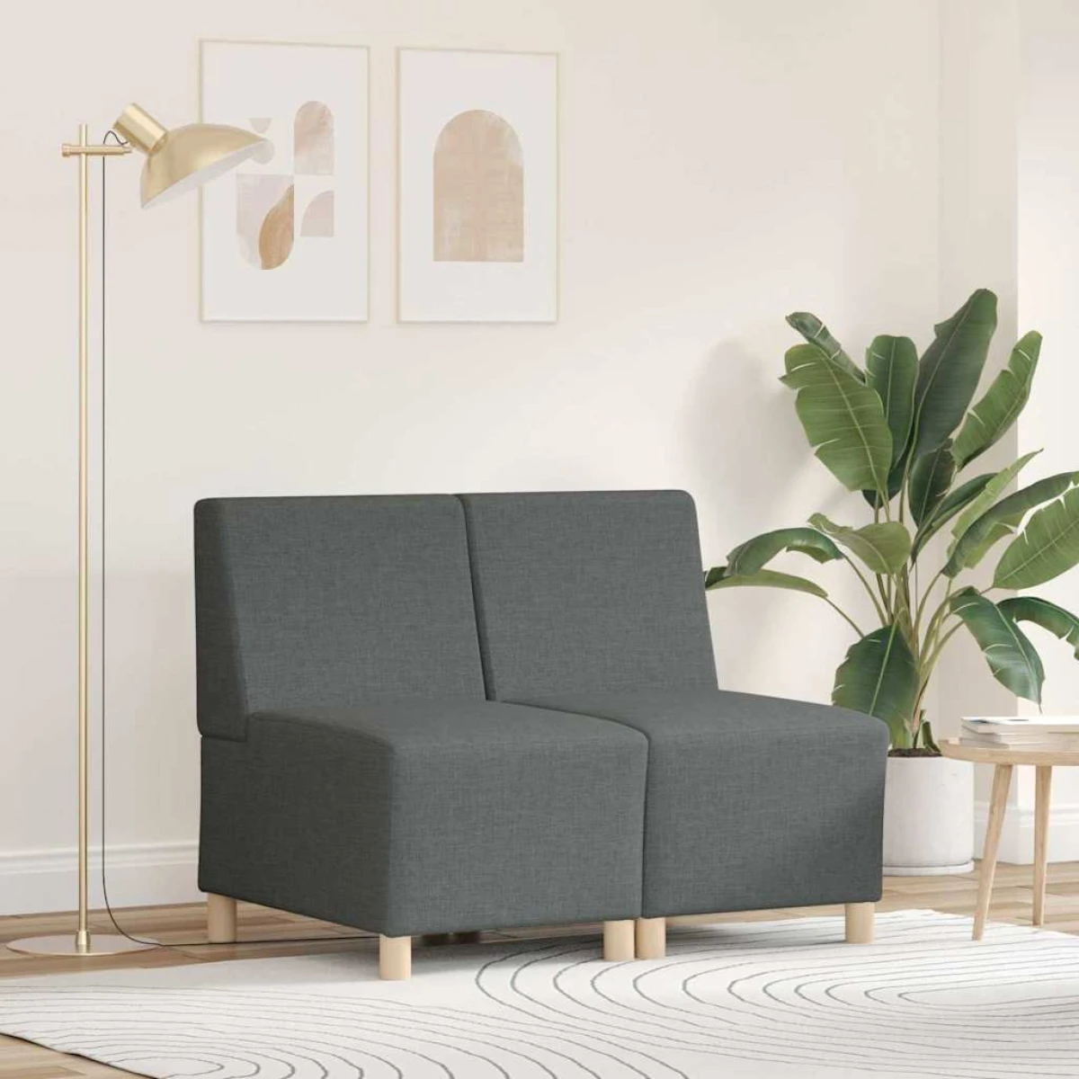 vidaXL VidaXL Modular Sofa Unit 55x74x82 Cm Armless Living Room - Sofa