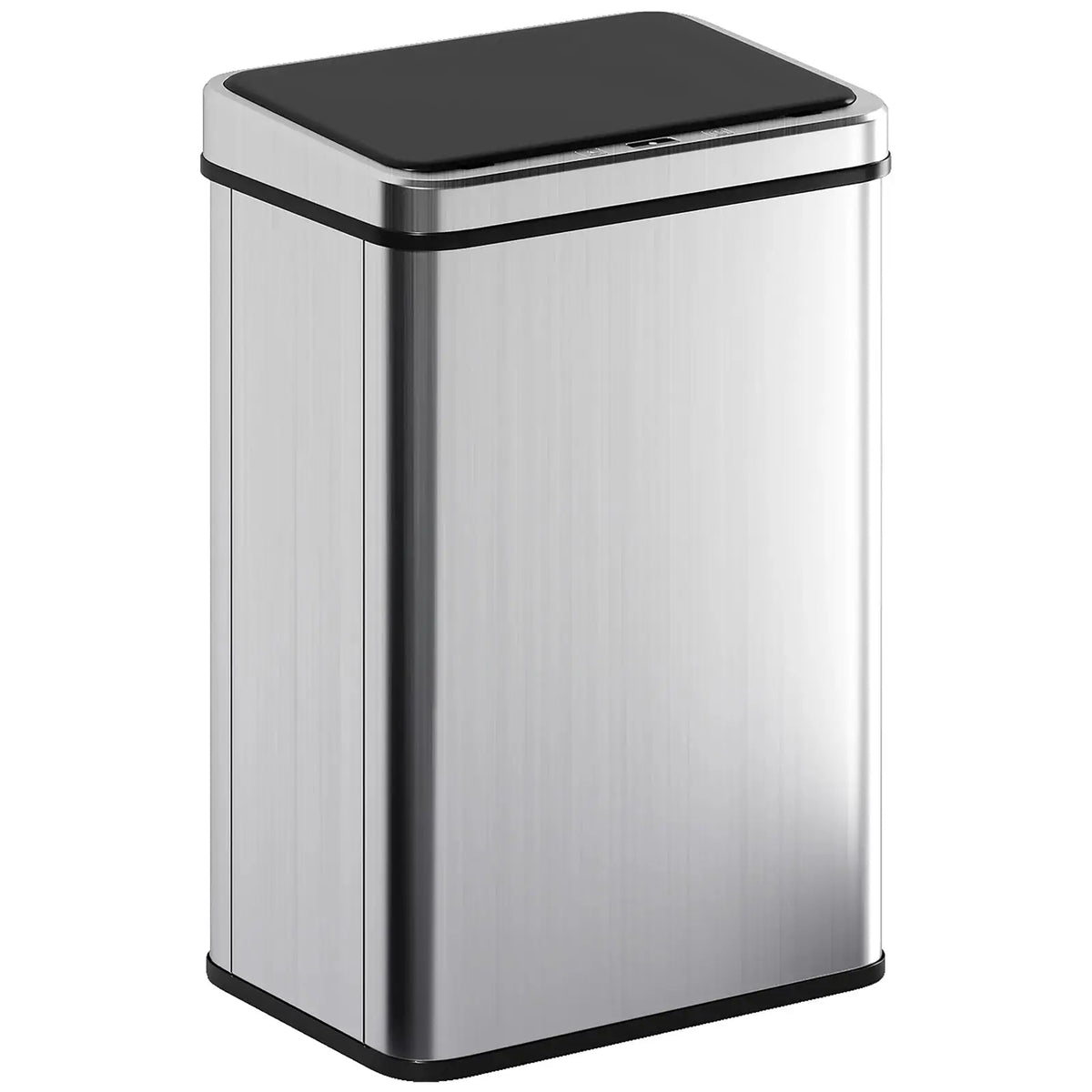 HOMCOM 40L Sensor Bin with Soft-Close Lid, Stainless Steel Automatic Touchless Motion Sensor Kitchen Bin, Silver Tone - from HOMCOM