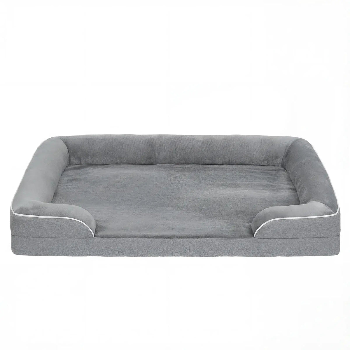 PawHut Dog Sofa Bed, Washable Pet Bed with Removable Cover and Non-Slip Bottom for Small, Medium and Large Dogs, Grey - from PawHut