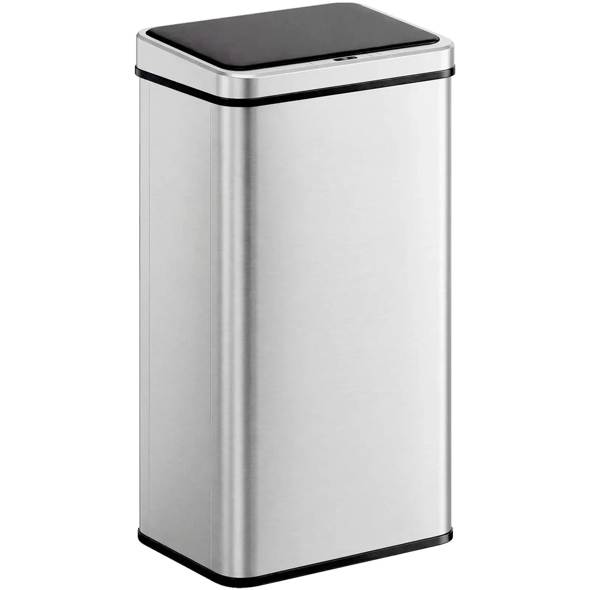 HOMCOM 50L Sensor Bin with Soft-Close Lid, Stainless Steel Automatic Touchless Motion Sensor Kitchen Bin, Silver Tone - from HOMCOM