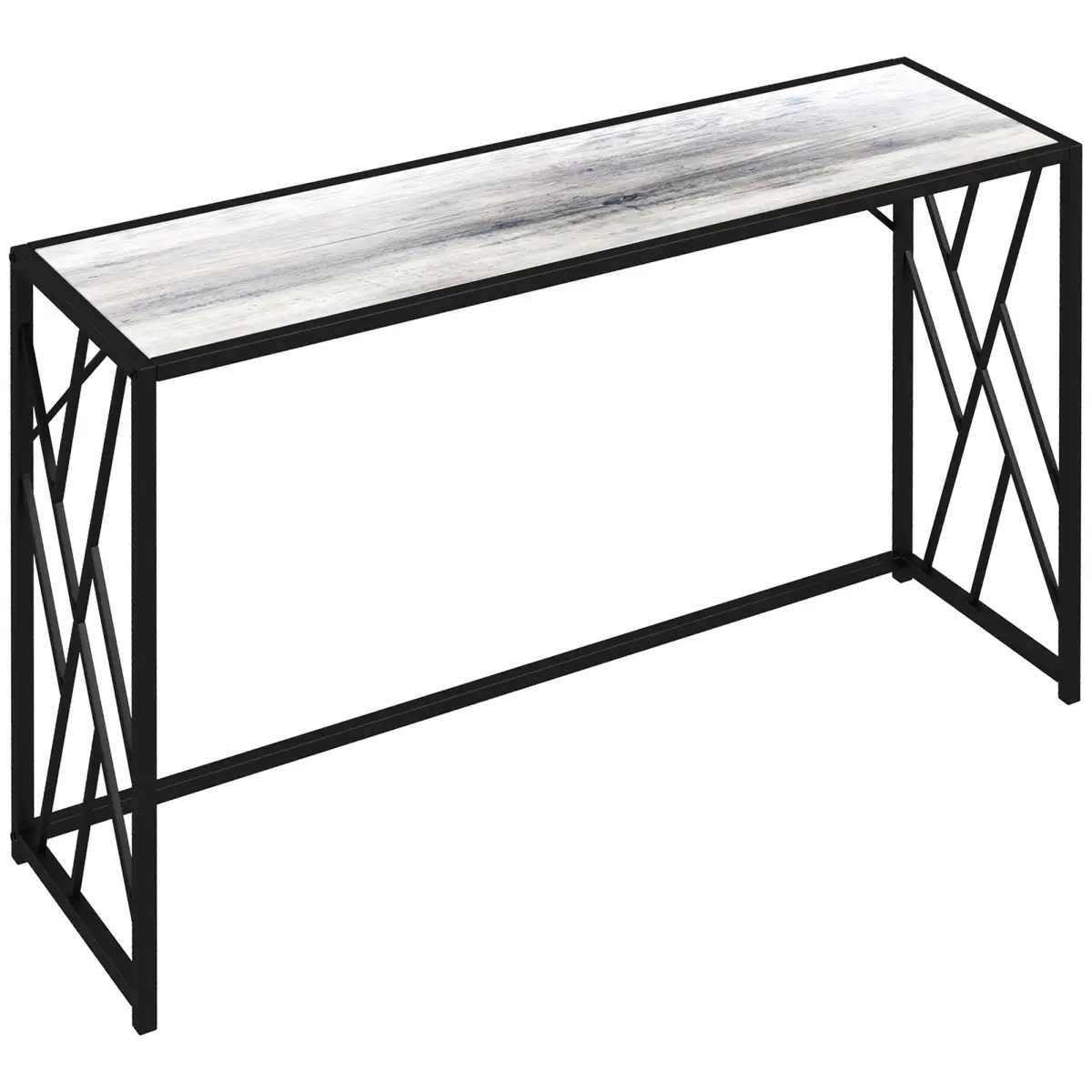 Unbranded Vintage Sofa Table, Metal Frame Console Table for Hallway Living Room - Console Table