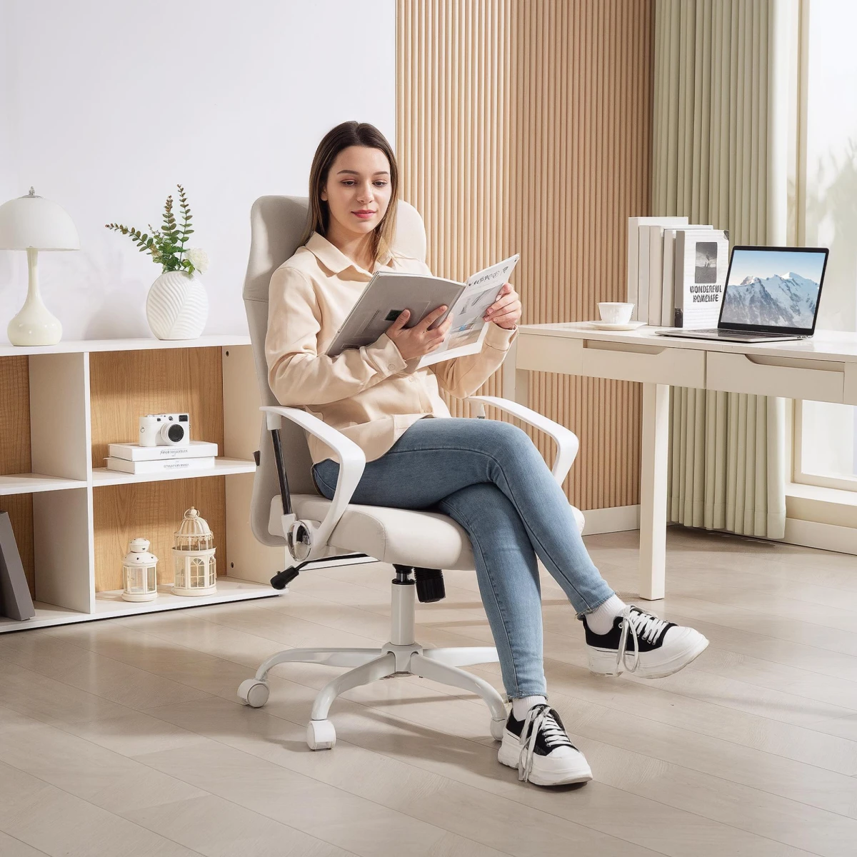 N/A Premium High Back Office Chair Massage for Home - Office Chair
