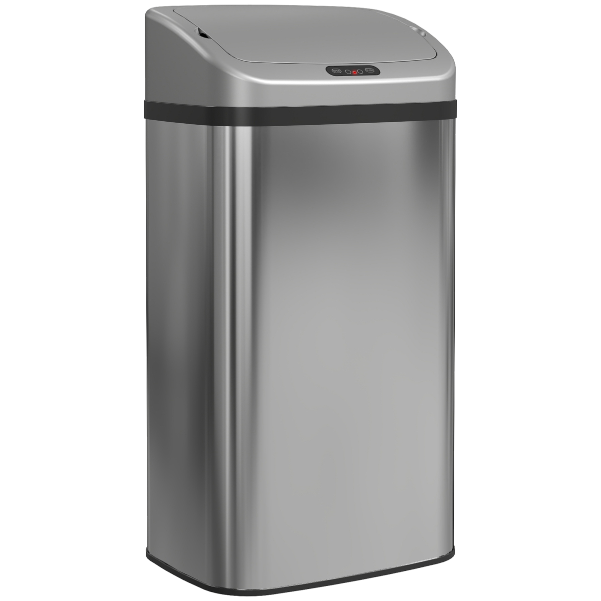 HOMCOM 48L Sensor Bin, Stainless Steel Kitchen Bin with Automatic Close - from HOMCOM