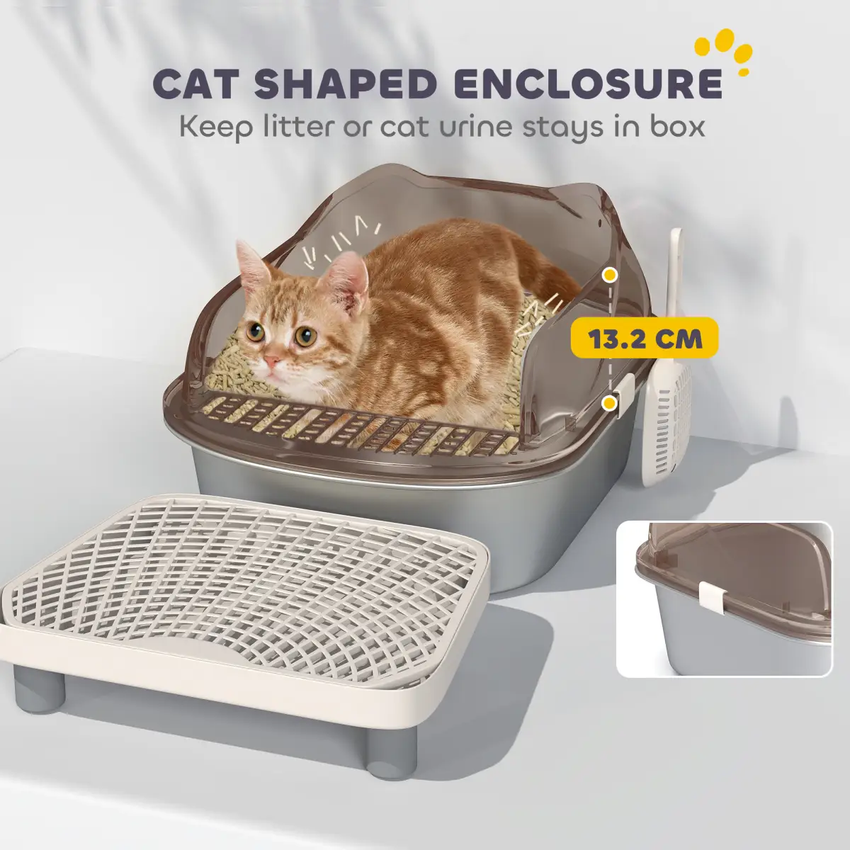 N/A Cat Litter Box - Cat Litter