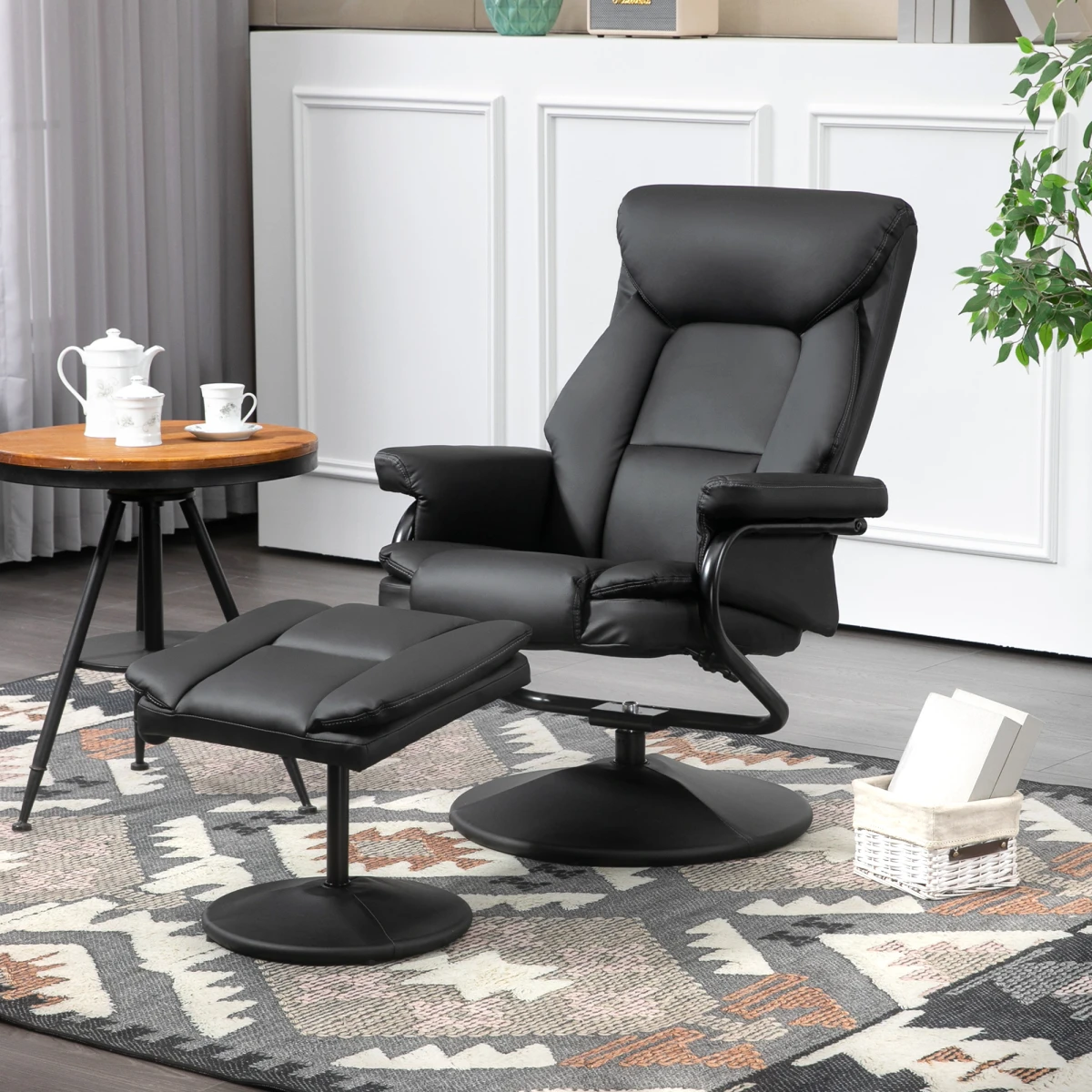 Elite Recliner Chair Compact 135 Recline 360 Swivel Home by N/A