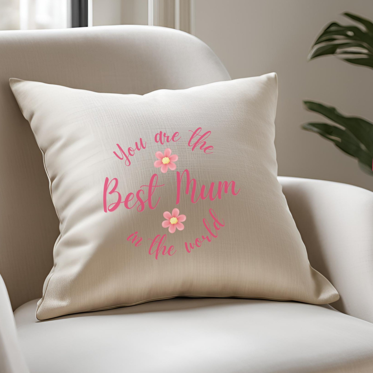 You're The Best Mum In The World Cushion | Birthday Gift for Mum | Mothers Day | Christmas Gift for Mum | Present for Mum - from Aye Do Gifts
