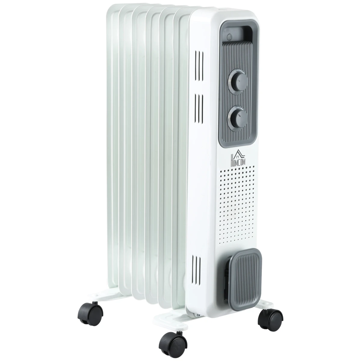 HOMCOM Oil Radiator 1630W 7Fins Thermostat Home - Radiator